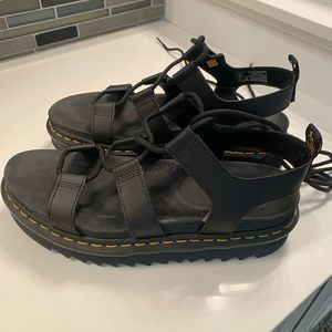 Dr. Marten’s Lace Up Sandals. Size 10. Worn once.